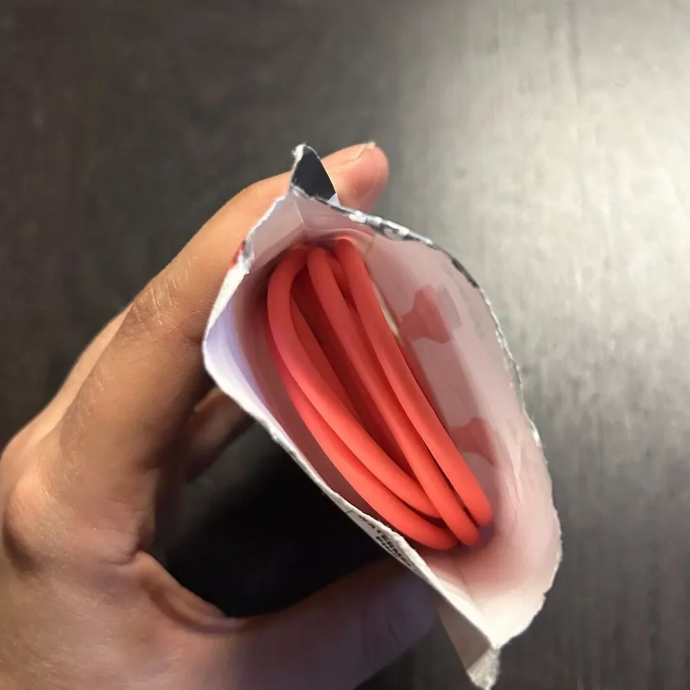 6 Ft Foot 8-Pin To USB-C Cable Watermelon Pink